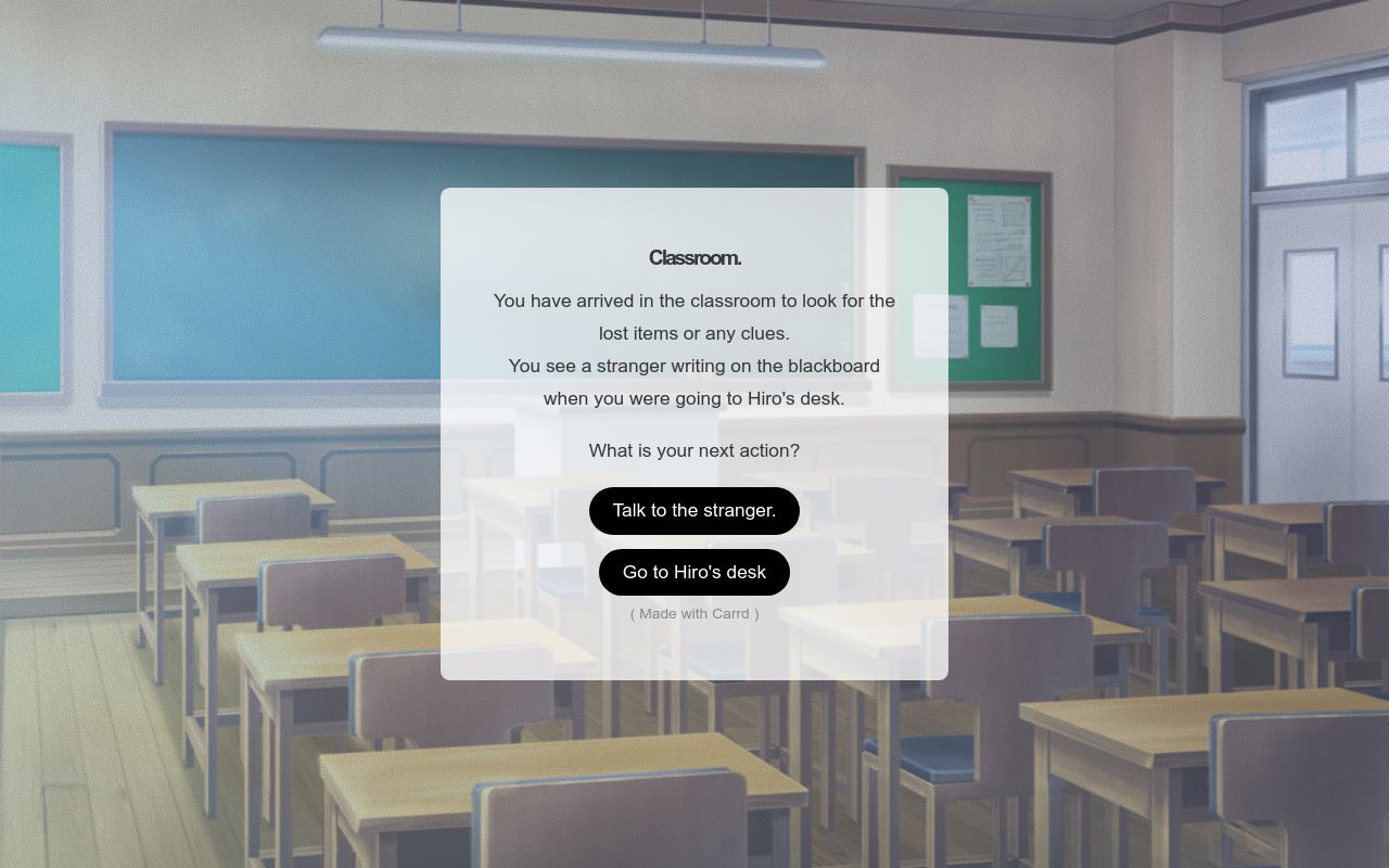 Carrd profile picture for @classrooms